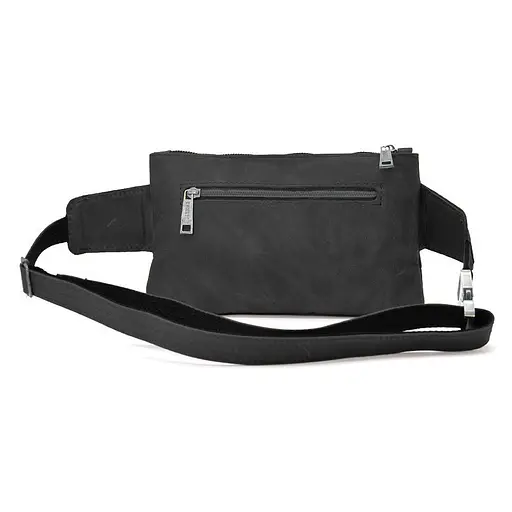 Кожаная мужская сумка на пояс TARWA 26х16х3 см 000296355 - фото 6