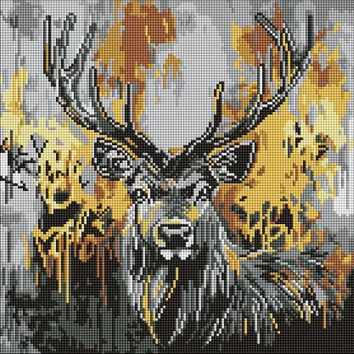 Алмазна мозаїка Золотий олень ©art_selena_ua AMO8257, 40х40 см