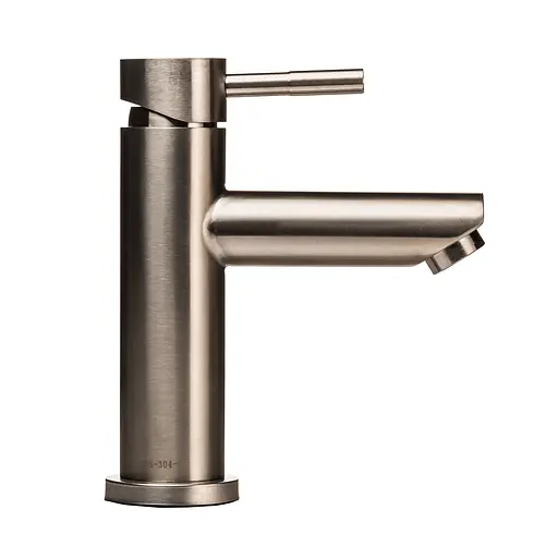 Смеситель для умывальника Globus Lux Alpen SBT1-101 Нержавеющая сталь - фото 2