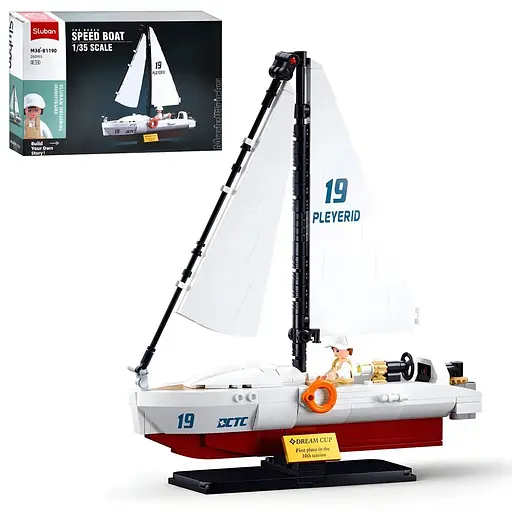 Конструктор Sluban Яхта на 260 деталей 1:35 (M38-B1190)