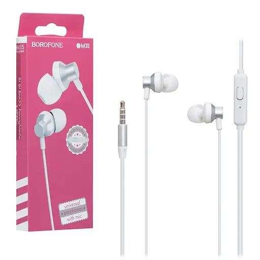 Наушники Borofone BM35 Стальной - фото 2