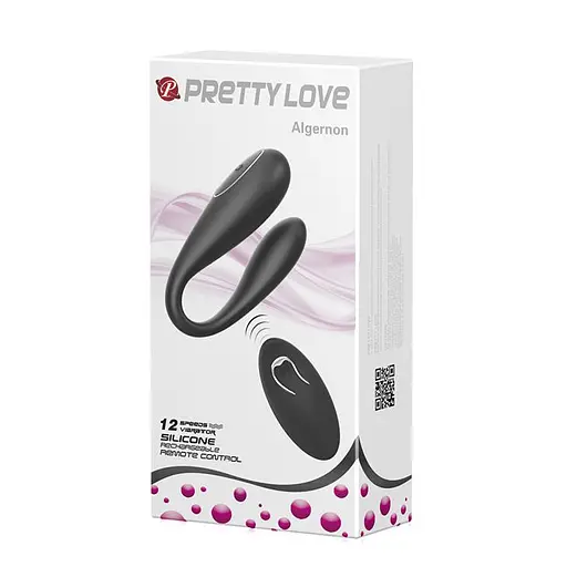 Вибратор для пар Pretty Love Algernon 9.5 см черный - фото 10