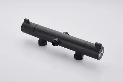 Душова система зовнішнього монтажу Nett з термостатом для душу SSB-24, Чорний - фото 7