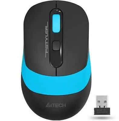 Беспроводная мышь A4Tech Fstyler FG10 Wireless Black/Blue (FG10 (Blue)) - фото 1