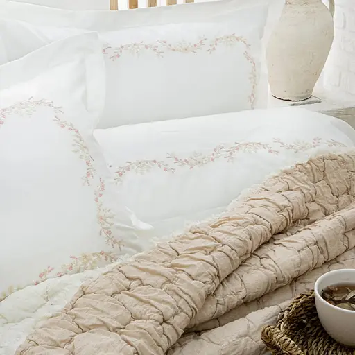 Постільна білизна з покривалом Zebra Casa Paloma Beige Zebra pbe0051525 - фото 5