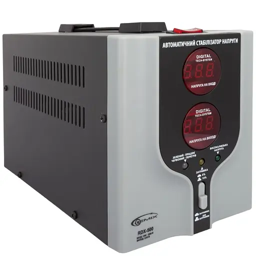 Стабилизатор напряжения Gemix RDX-500 500 ВА/350 Вт Релейный - фото 2