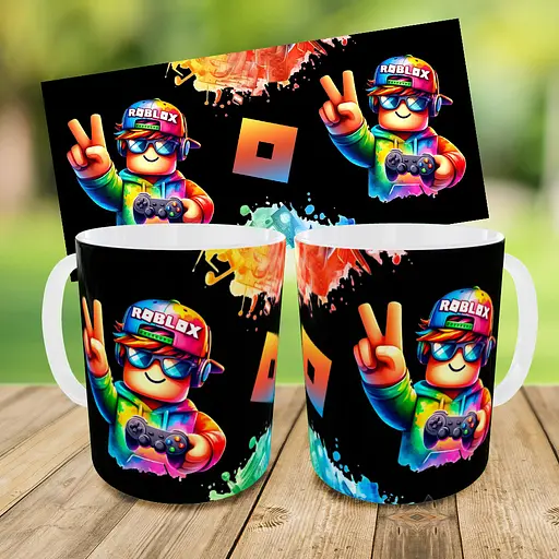 Набір дитячий Роблокс «Roblox» рюкзак 36х27см сумка-бананка, кружка з принтом для хлопчика (01587) - фото 9