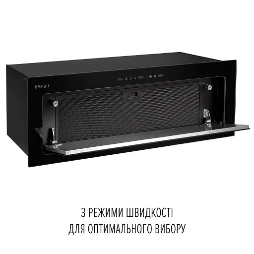 Вытяжка полновстраиваемая Perfelli Design Vision 9 Nero Silenzio - фото 10