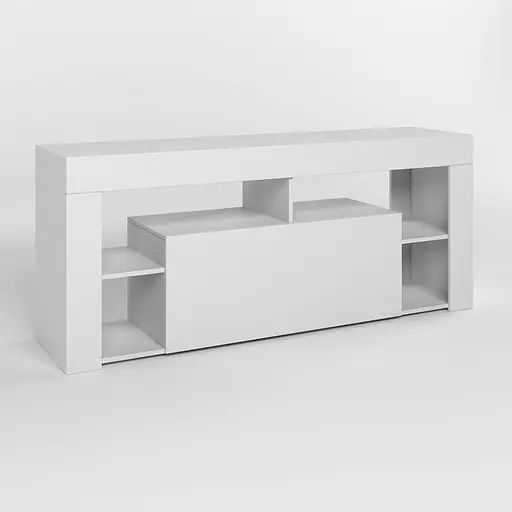 Тумба під телевізор із 4 полицями М-ЗОН Джеко 140 Німфея Альба (MZN-031034) - фото 3