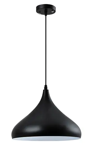 Люстра металлическая подвесная LUCE BLACK E27 IP20 TM LUMANO металлическая LUCE BLACK E27 IP20 - фото 1