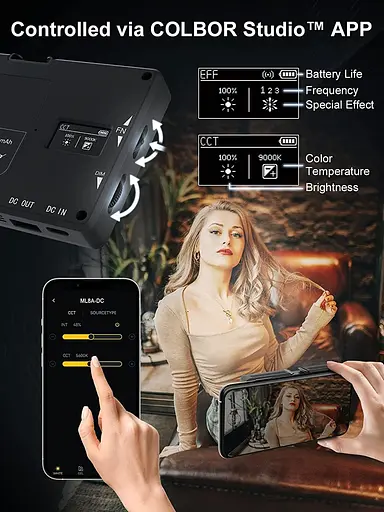 Светодиодная RGB подсветка для видео, подсветка для камеры Ulanzi Vijim (VL-1) - фото 3