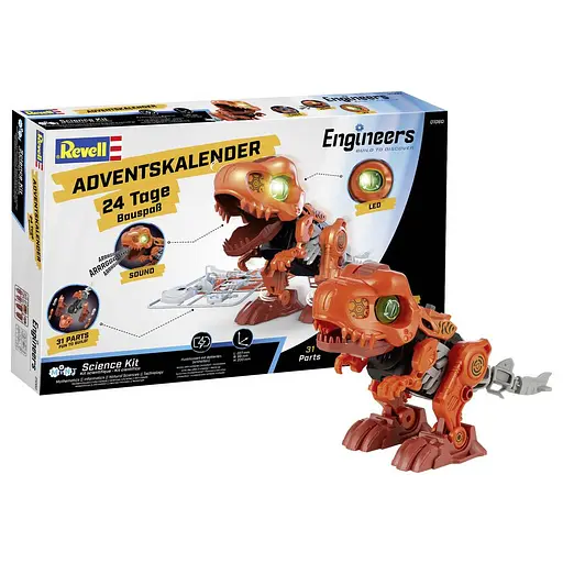 Адвент-календар інженерів: «Електричний Тіранозавр Рекс» Revell 01060