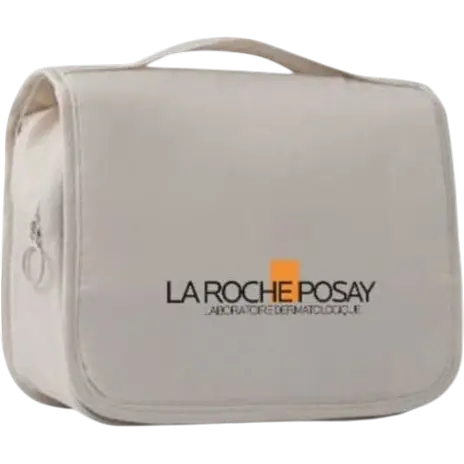 Набор La Roche-Posay: сыворотка для лица Anthelios SPF50+ увлажняющая солнцезащитная с антиоксидантами 50 мл + очищающий гель-крем Toleriane для чувствительной кожи 50 мл + косметичка-органайзер Anthelios - фото 6