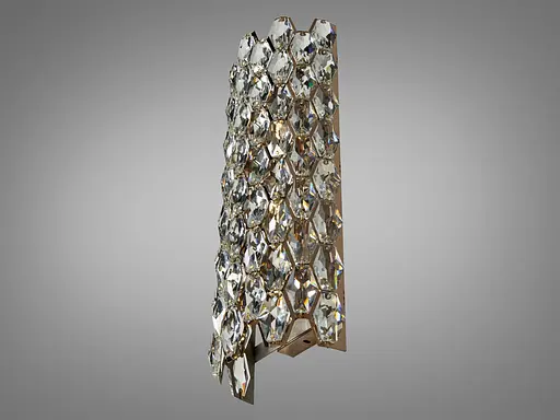 Настінний світильник Diasha з кристалами, золото, модель 9136B420GD - фото 1