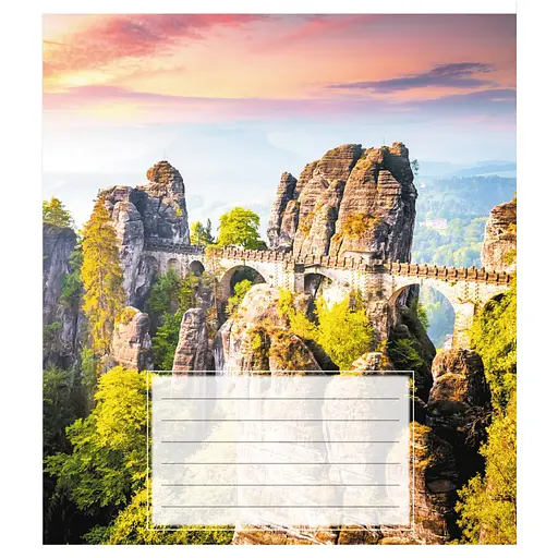 Зошит учнівський "Поїзд" Leader 018-540246L-5 в лінію, 18 аркушів - фото 1