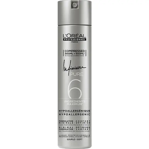 Лак для волос L'Oreal Professionnel Infinium Pure Strong без запаха для очень сильной фиксации 300 мл - фото 1