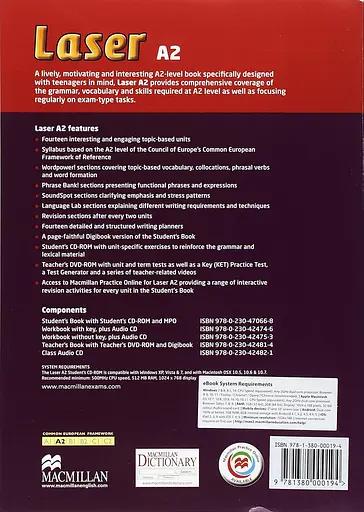 Laser. Student's Book А2 + Macmillan Practice Online+ eBook Pack - фото 2