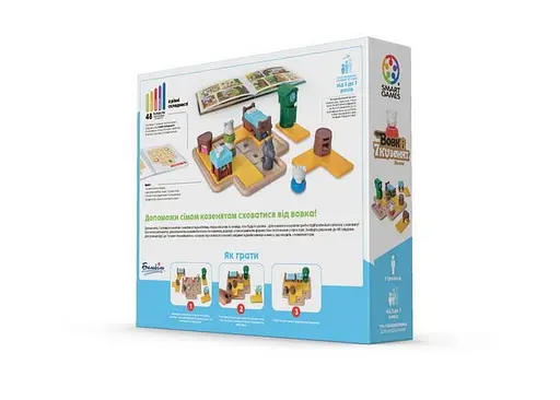 Настольная игра Smart Волк и семеро козлят. Делюкс (укр.) (SG027UKR) - фото 2