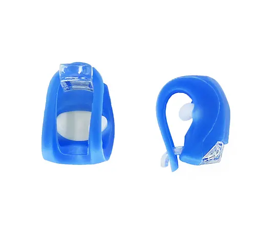 Мигалка LED біле та червоне світло силіконовий синій корпус жабка (G0001491) - фото 2