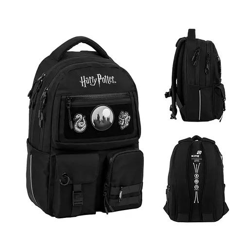 Рюкзак Kite Education teens 2587M HP Чорний (HP26-2587M) - фото 2