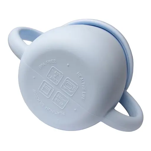 Поїльник силіконовий непроливайка oldbro 150ml SKY blue - фото 2