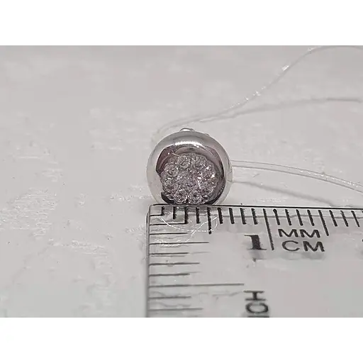 Срібні пуссети Qvaliz з фіанітами. 902-00581 - фото 5