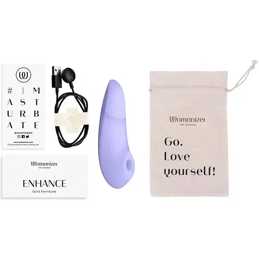 Вакуумний вібратор Womanizer Enhance (Liliac) - фото 7