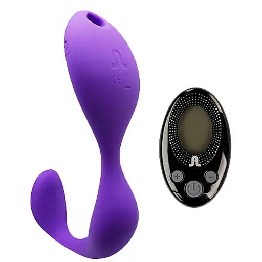 Вібратор Adrien Lastic Mr Hook 12 см пурпурний