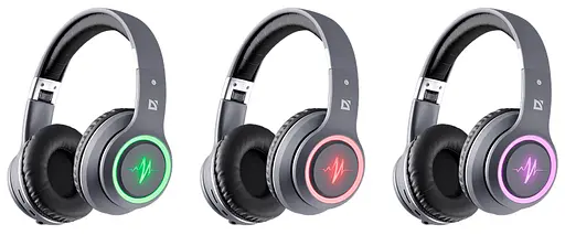 Наушники FreeMotion B571 Bluetooth LED, Gray (63571) Defender teh0022258 - фото 4