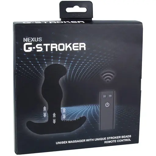 Массажер простаты Nexus G Stroker с жемчужным массажем ануса и пультом ДУ максимальный диаметр 3 см - фото 5