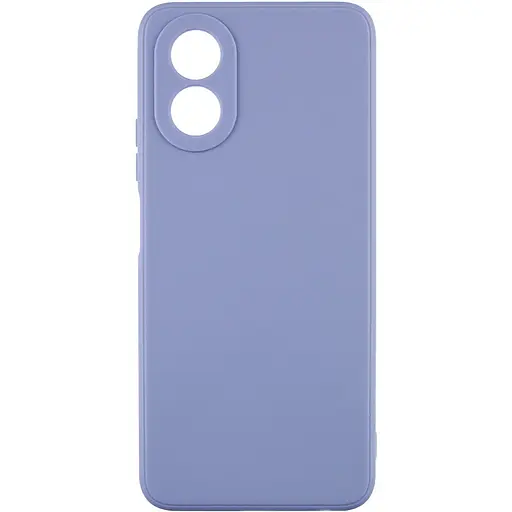 Силиконовый чехол Candy Full Camera для Oppo A38/A18 Голубой/Mist blue