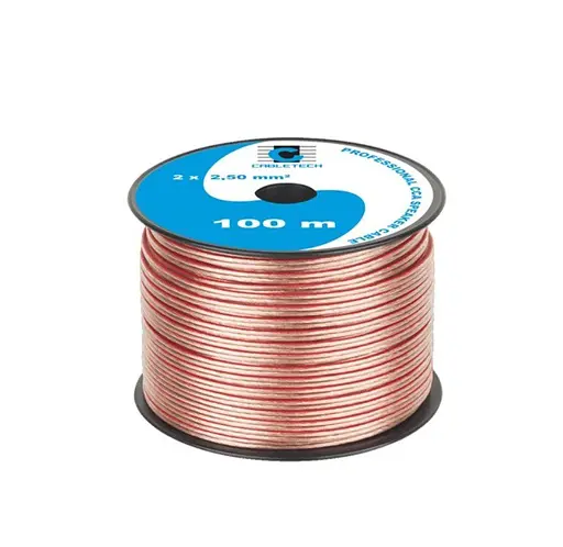Кабель акустичний 2x1 мм Cabletech KAB0-357 CCA 100 м