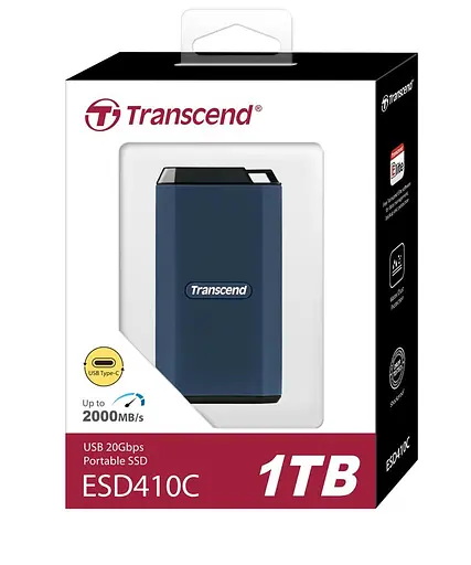 Transcend Портативный SSD 1 ТБ USB 3.2 Gen 2x2 Type-C ESD410C - фото 9