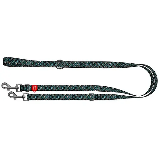 Поводок-перестежка для собак Waudog Nylon Чешуя М Ш 20 мм Длин 300 см - фото 2