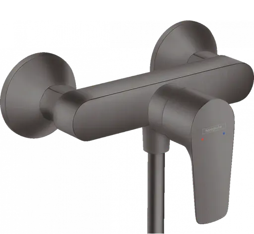 Змішувач Hansgrohe Talis E для душу Brushed Black 71760340 Шліфований чорний хром - фото 1