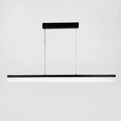 Лінійний LED світильник з акриловим розсіювачем у чорному корпусі 120 см | Line F | Арт. H42L-1200 BK - фото 2