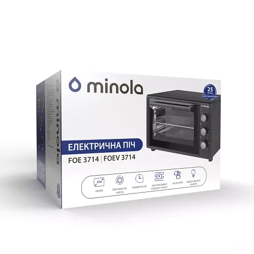 Электрическая печь Minola FOE 3714 IV - фото 12