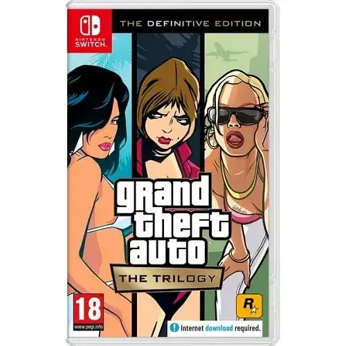 Гра GTA Trilogy The Definitive Edition (російські субтитри) (Nintendo Switch)