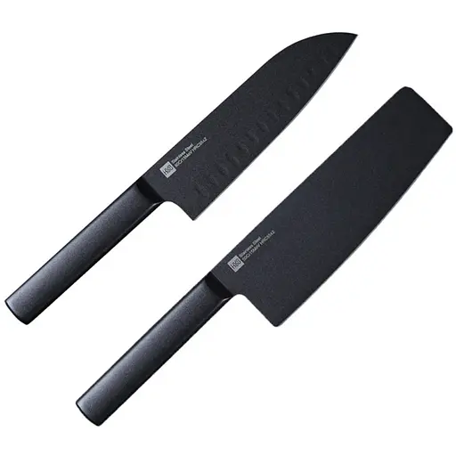 Набір ножів Xiaomi HuoHou Black Non-Stick Heat Knife 2 ножі (HU0015) - фото 2