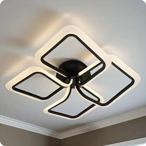 Люстра світлодіодна 517 Dlight 65Вт Чорний (02123) - фото 1