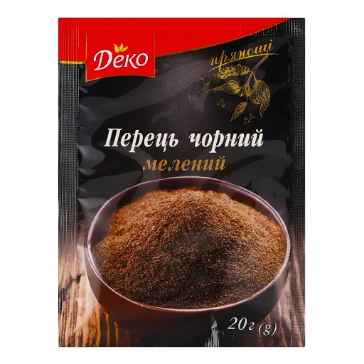 Перец черный Деко молотый 20 г