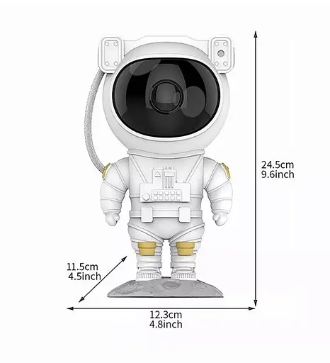 Нічний лазерний проектор галактики Астронавт на місяці Нічний лазерний проектор Астронавт галактики на місяці - фото 3