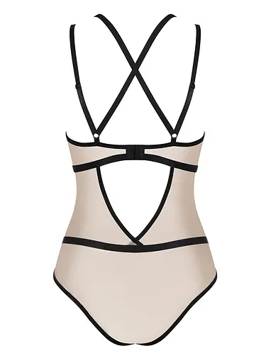 Боді Obsessive Nudelia S/M тілесний - фото 6