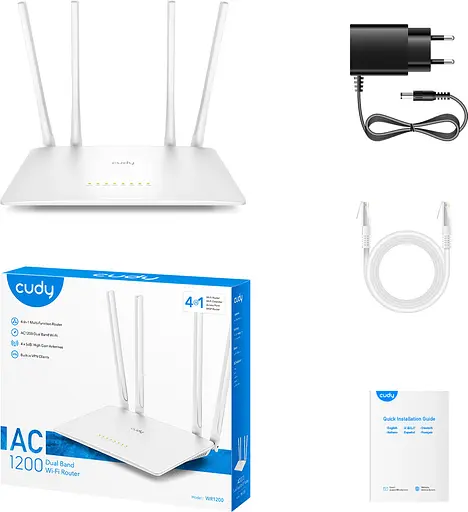 Маршрутизатор Cudy WR1200, AC1200 Wi-Fi Router - фото 5