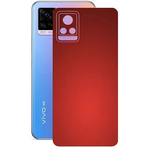 Захисна плівка StatusSKIN для Vivo S7t 5G Корпус Вініл червона матова - фото 1