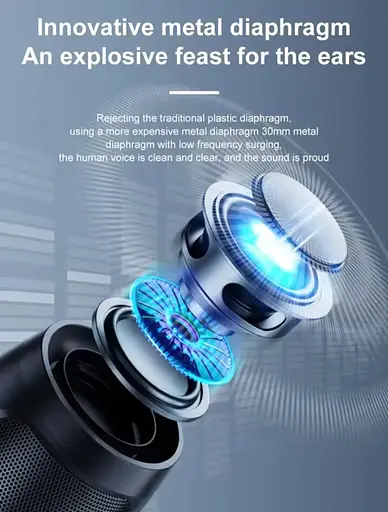 Портативна бездротова блютуз Bluetooth колонка Supmango з ФМ радіо - фото 10