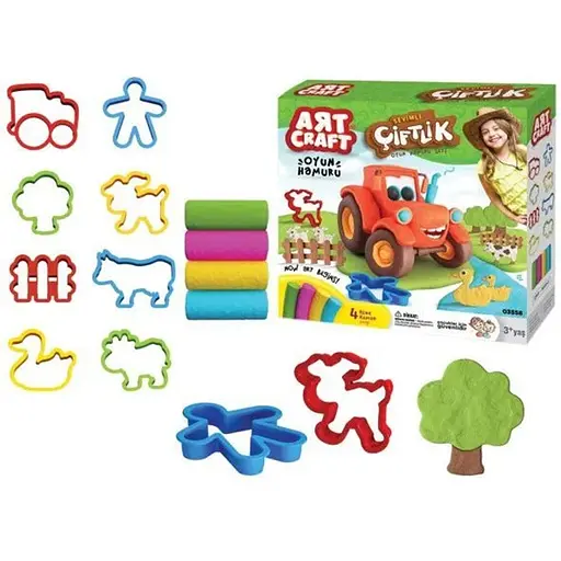 Набір для творчості з тіста Dede Art Craft Ферма 200 г (3558)