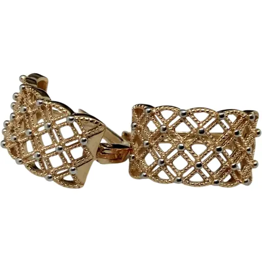 Золоті сережки Столична Ювелірна Фабрика. 113800