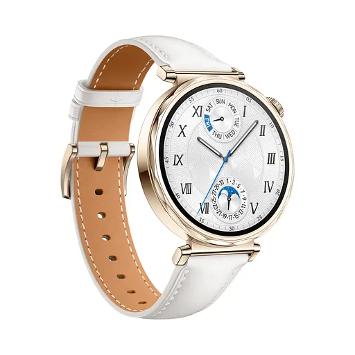 Смарт-годинник Huawei WATCH GT 5 41mm White Leather (55020DJT) - фото 3