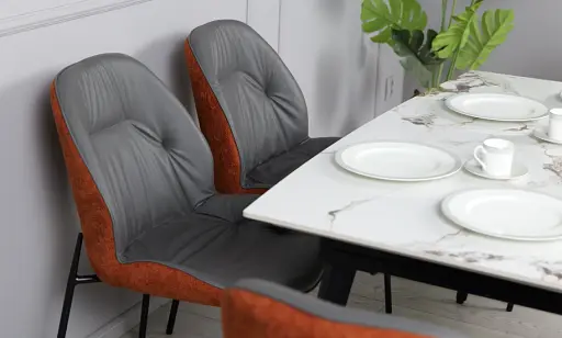 Стол Prestol Люкс белый глянец 1400/2000х900х760 черные ноги - фото 13